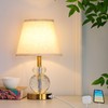 YLWYGY Bedside Touch Control Table Lamp with Dual USB Charging