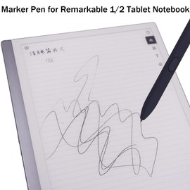 Black Pen for Remarkable 1/2 Tablet Notebook, Stylus Pen Replacement,No Charging Needed,No Setup,No Built in Eraser Enhance Your Digital Experience EMR Device Compatible