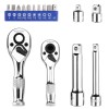 WORKPRO Stubby Ratchet & Bit Driver Set 16 PCS, 1/4",