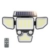 Onforu 3000LM Solar Lights Outdoor, 4 Heads Solar Security Lights
