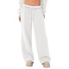 HeSaYep Women's Fleece Lined Sweatpants Wide Leg Baggy High Waisted