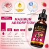 Vitamin B12 Liquid Drops, 60ml Fast Absorbing B12 Supplement