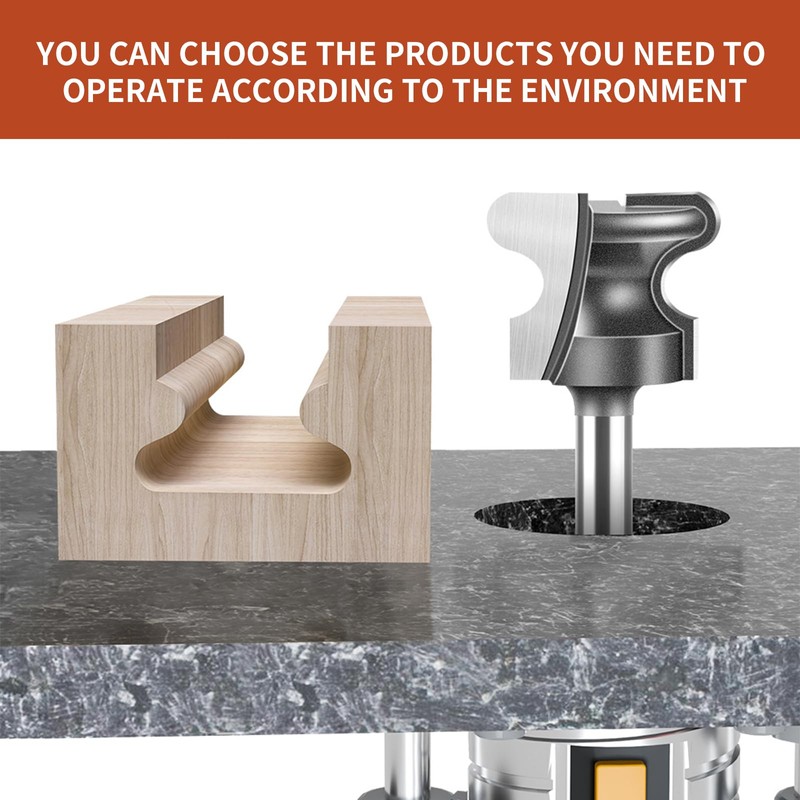 2 Pcs Juice Groove Router Bit Precise Juice Groove Jig
