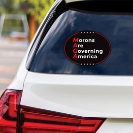 Democracy Dies in Silence Vinyl Sticker, Resist Hate, Anti-Trump, Anti Oligarchy, Resist Racism, Resist Fascism Bumper Sticker, 6" x 4.5"