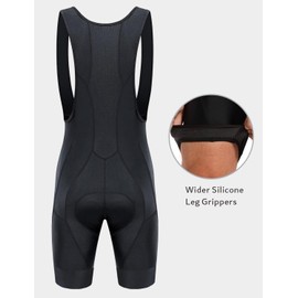 Przewalski Men’s 3D Padded Cycling Bike Bib Shorts, Bicycle Biking Bib Shorts