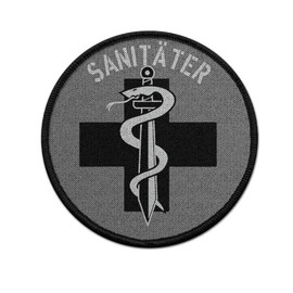 Copytec #36485 Patch Paramedic Aesculapse Staff Sani Doctor Patch Service Clergy