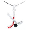 Violet Victoria & Fan Star Jewelry HOCKEY STICK NECKLACE -