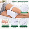 Memory Foam Knee Pillow for Side Sleepers – Adjustable Strap