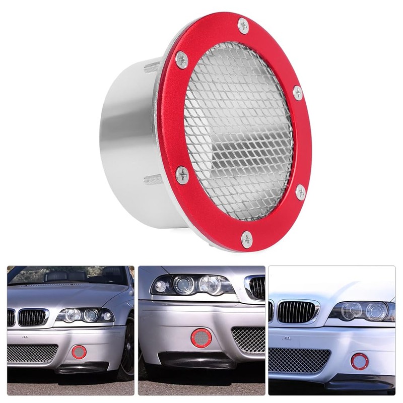BARTOO Bumper Intake Air Duct Vent Car Mesh Grille Inlet