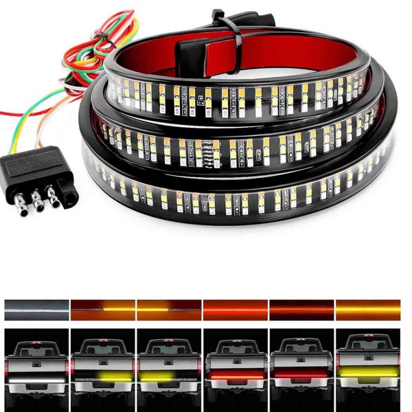 Unbranded 60" In Truck Tailgate LED Light Bar Brake Reverse