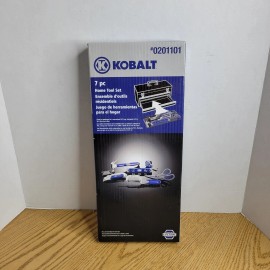 Kobalt 7 Piece KOBALT All Purpose Home Hand Tool Set With Tray Fit Into Tool Box NIB