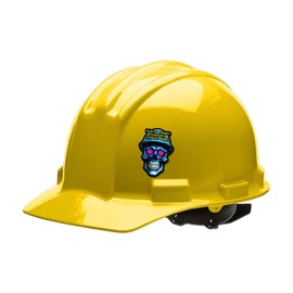 Support Single Moms Reflective Skull Hard Hat Stickers, Decal for Toolboxes, Helmets - Funny Design for Mechanics, Adults, Electricians, Construction, Welders, Gifts for Blue Collar Workers