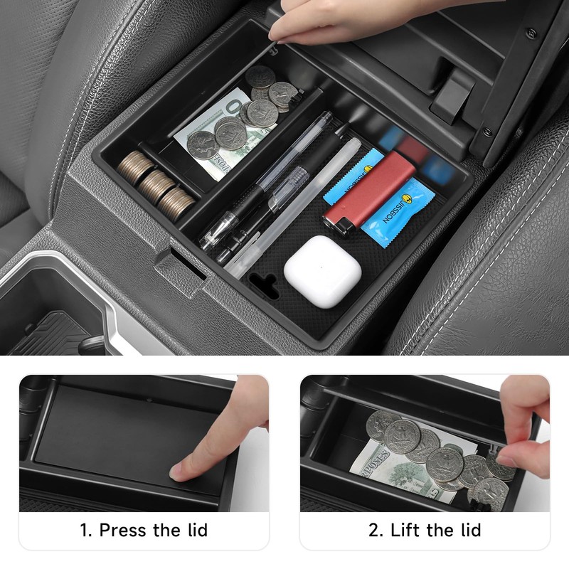 YOJOJOCO 2PCS Center Console Organizer Compatible with Toyota 2026 2025