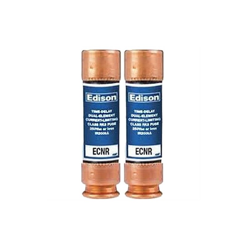 (2 Pack) ECNR25 - Edison Time Delay Fuse - 25