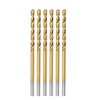 sourcing map High Speed Steel Straight Shank Twist Drill Bit