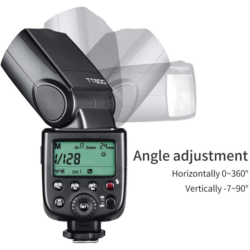 GODOX TT600 Flash Externo para Canon/Nikon/Pentax/Olympus/Fuji y Otras cámaras DSLR