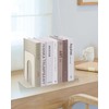 Honagu Bookends, Metal Book Ends, Bookends for Shelves, Book Holder