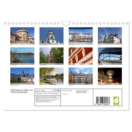 Offenbach am Main by Petrus Bodenstaff (Wall Calendar 2026 DIN A4 Landscape), CALVENDO Monthly Calendar: Offenbach is Known for Its Leather Industry and Metropolis of Frankfurt am Main (CALVENDO