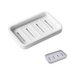 Senshuomy Soap Box, Soap Dish, Soap Dishes for Bathroom, Plastic