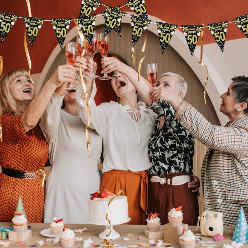 Moorle 50th Birthday Garland