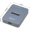 RIITOP M.2 to USB Docking Station,NVMe to USB C Reader