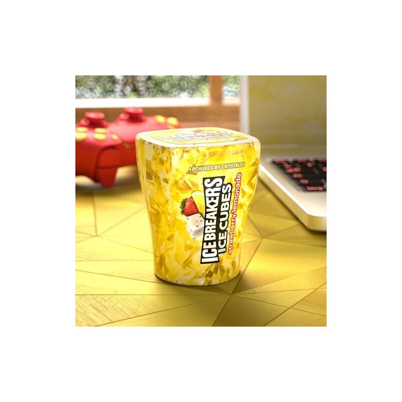 Ice Breakers 240 Count Ice Breakers Ice Cubes Strawberry Lemonade