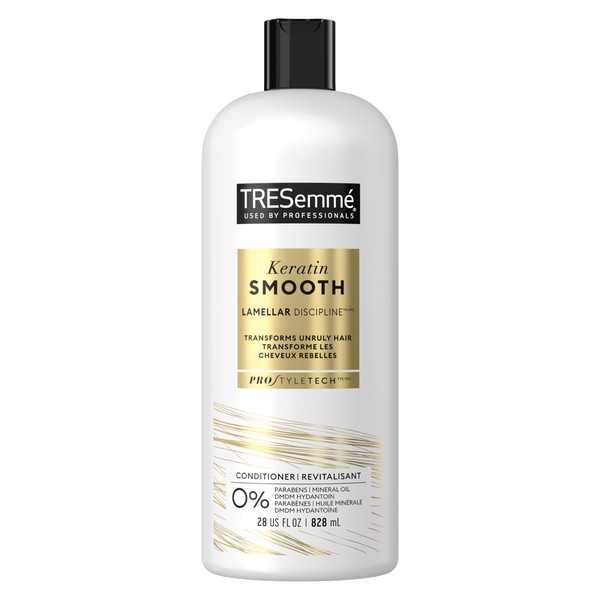TRESemmé Keratin Smooth Conditioner for frizzy hair Lamellar Discipline formulated with Pro Style Technology™ 828 ml