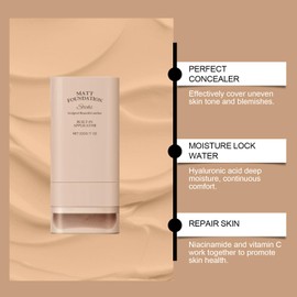 Lightweight concealer stick foundation