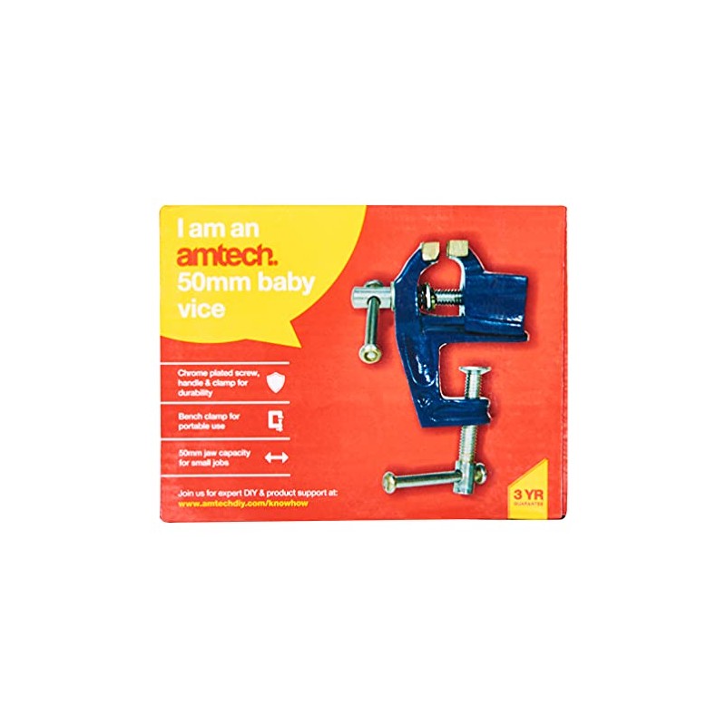 Amtech D3100 Baby Vice, 50 mm