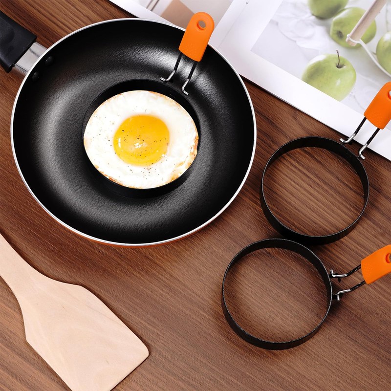 Egg Rings for Frying - 2 Pack Non Stick Egg