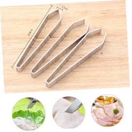 Beavorty 3pcs Precision Tweezers Fish Bone Tweezers for Hair Removal and Bone Removal