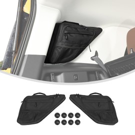 Linskip TrunkMate™ Suction Organizer for Ford Bronco Sport 2021-2025 2026, Rear Side Window Storage Bag for Ford Bronco Sport Trunk Accessories Pair(Black)
