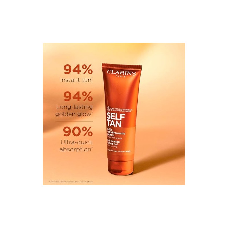 Clarins self tan gel express 125ml