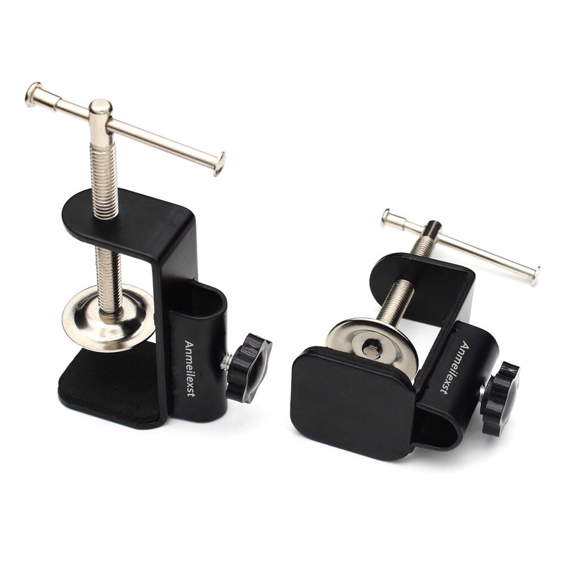 Anmeilexst 2 Pcs Adjustable Work Surface Mounting Bracket Retaining Clip,