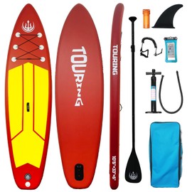 GarveeLife 10'6'' Inflatable Stand Up Paddle Board,330 LBs, Non-Slip Deck Design, Premium Accessories & Backpack, Wide Stance, Multifunctional Paddle Boards for Adults,Youth