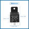A ABSOPRO 2Pcs Car Relay 5 Pin 12V 40Amp SPST