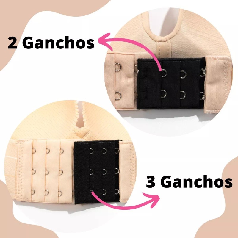 Veraly Extensor Sosten Brasier De 2 Y 3 Ganchos Set