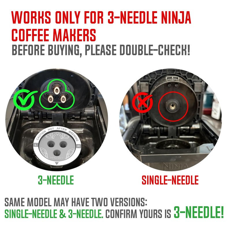 Ninja Reusable Coffee Pod: VIVI SKY Upgraded Stainless Steel Refillable