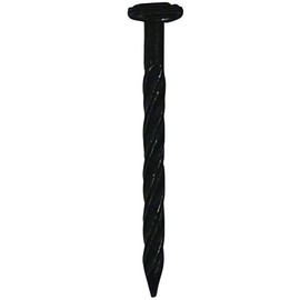 Daido Hunt Cedar Nail Screw, 17.6 oz (500 g) (SP), 14 (2.1 x 38 mm), Matte Black