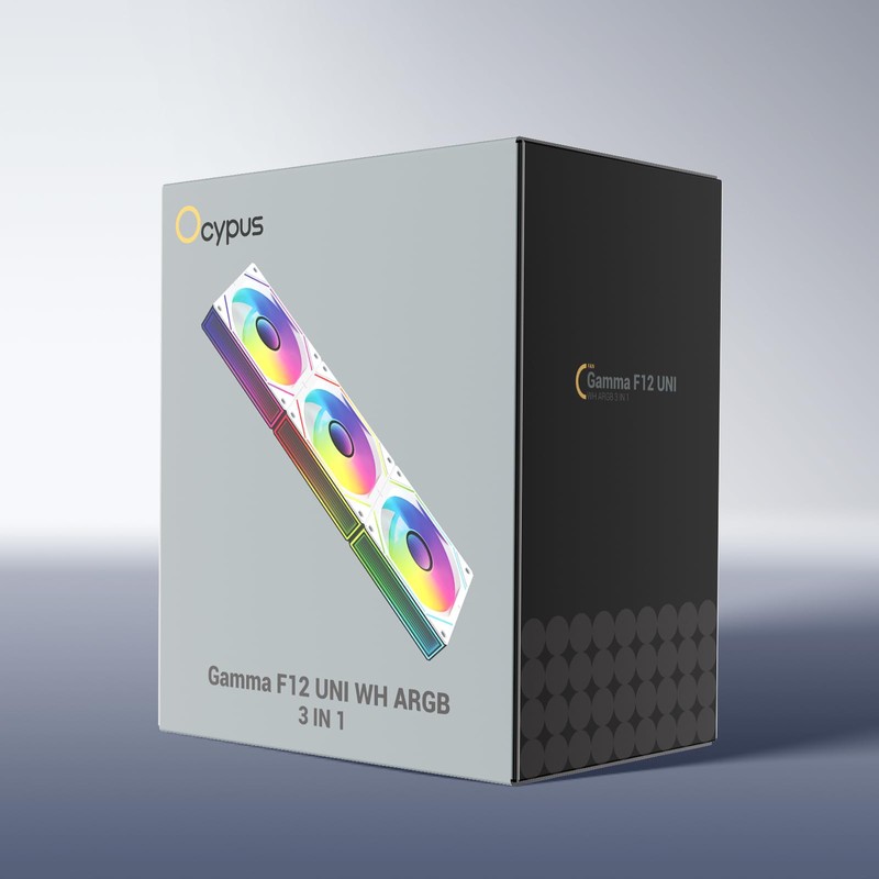 Ocypus Gamma F12 UNI 120mm PC Fans, Daisy-Chain Computer Case