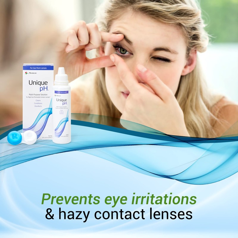 Menicon Unique pH Multi-Purpose Contact Lens Solution With Lens Case