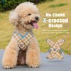 Pawaboo Dog Harness with Dog Lead Set, X-Frame Adjustable Anti-Pull