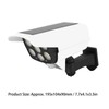 Solar LED Wall Light Simulated Camera Induction Lamp Remote Control