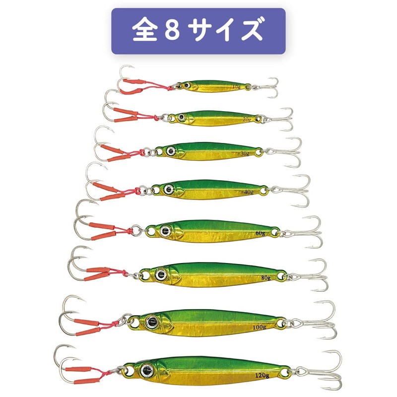 Orurudo Fishing Gear Tungsten Jig Tanglud B Complete 6-Color Set