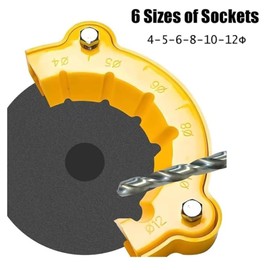 2025 New Drill Bit Sharpener, Drill Bit Grinding Attachment, Drill Sharpener for All Bits, Multipurpose Drill Bit Grinding, Professional Grinding Tool for Bench Grinder Sharpening Jig