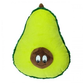 PetEdge Chomper Food Junkeez Plush Dog Toy - Avocado