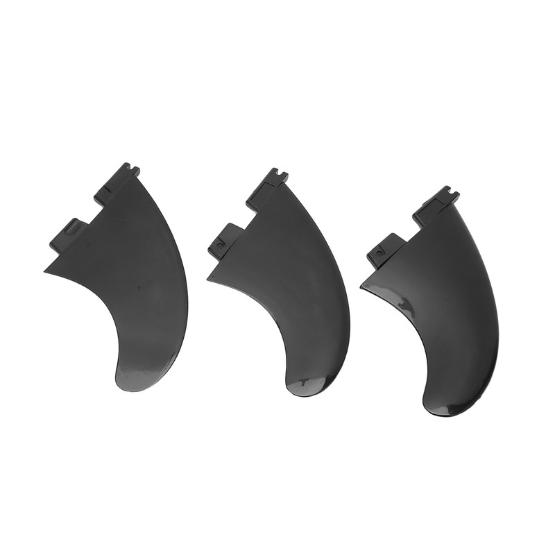 3Pcs/Set Surfboard Fin PVC Fiberglass Longboard Ocean Broad Thruster Fins