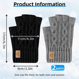 Fingerless Gloves for Women,Fingerless Gloves,Fingerless Gloves Men,Black Fingerless Gloves,Fingerless Work Gloves,Typing Gloves for Cold Hands,Winter Gloves,Warm Gloves for Men,Driving Gloves Men