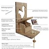 Squirrel Feeder with Flap - Animal Friendly Extra Large Wooden