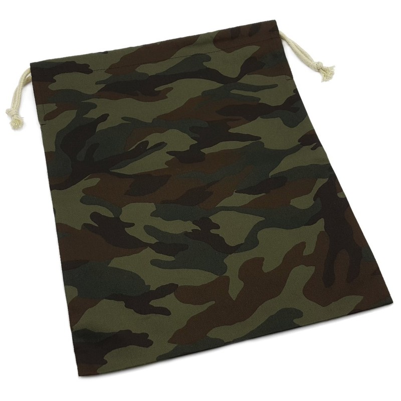 FUJITA Handmade Workshop Gymnastics Bag Camouflage Pattern Boys Girls Drawstring